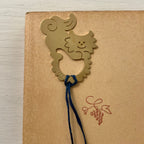 【金属製しおり】：ねこからうまれちゃったおしりトントンしてほシーサー！ / 癒し / お守り