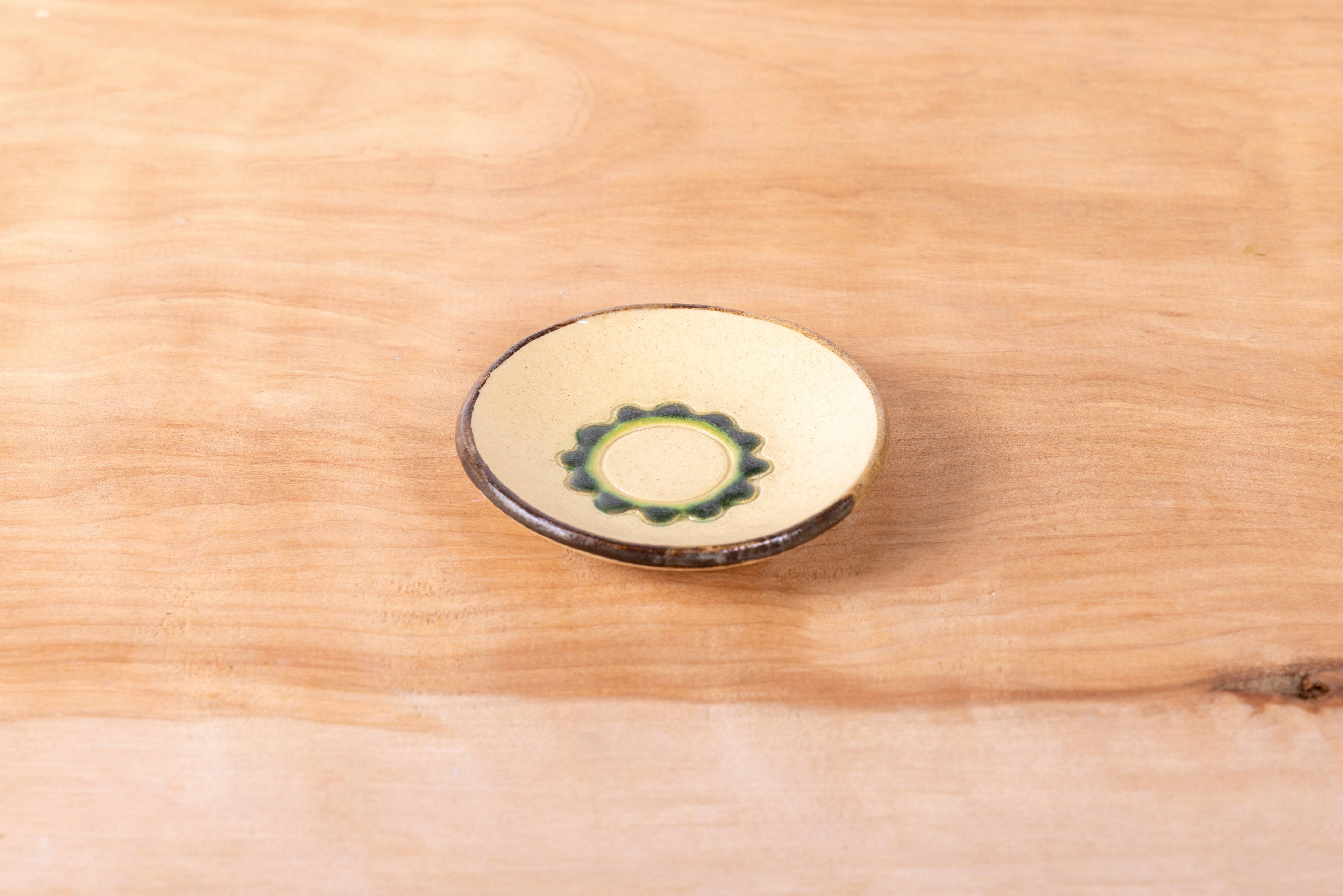 ゴーヤーの豆皿（丸）