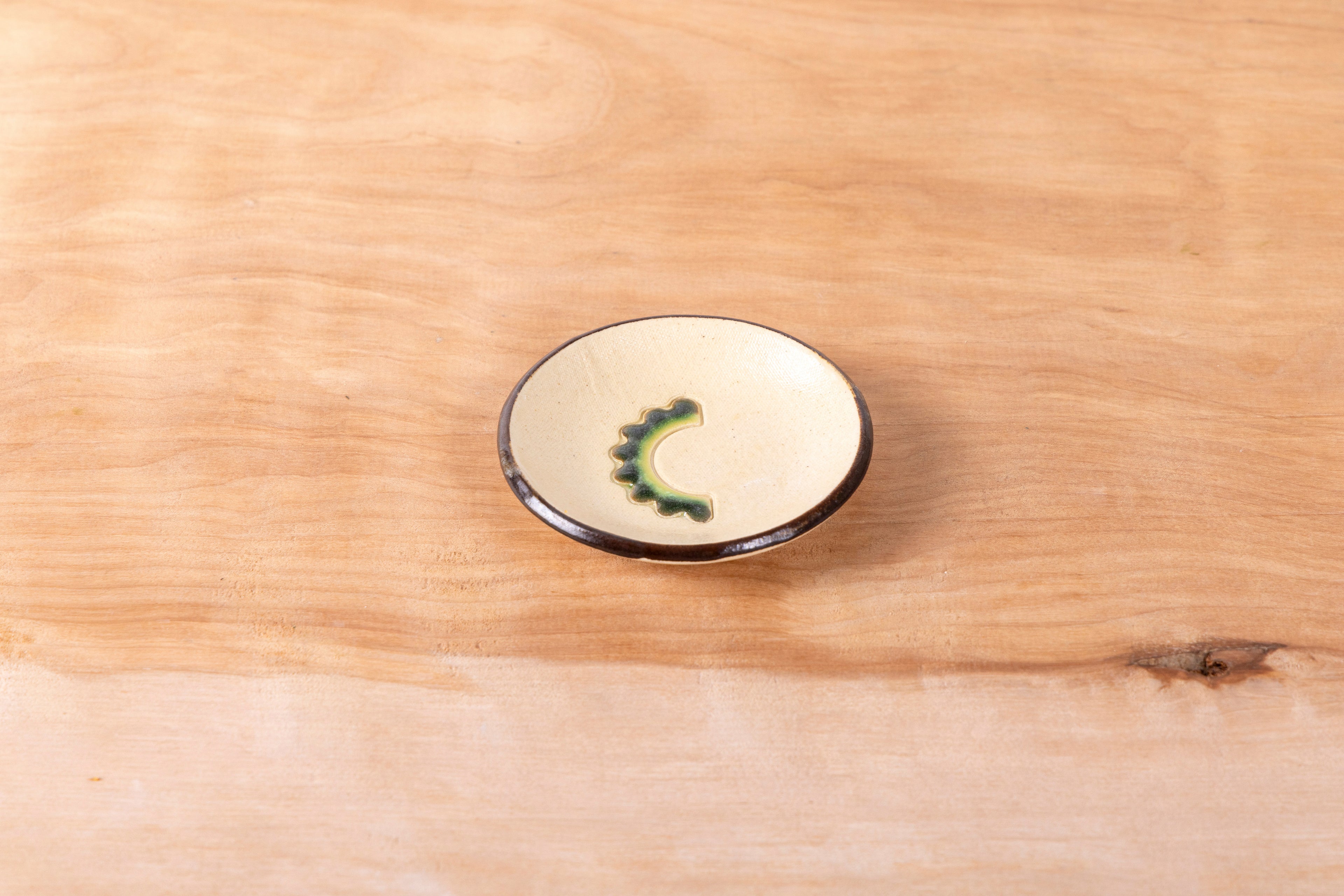 ゴーヤーの豆皿（丸）