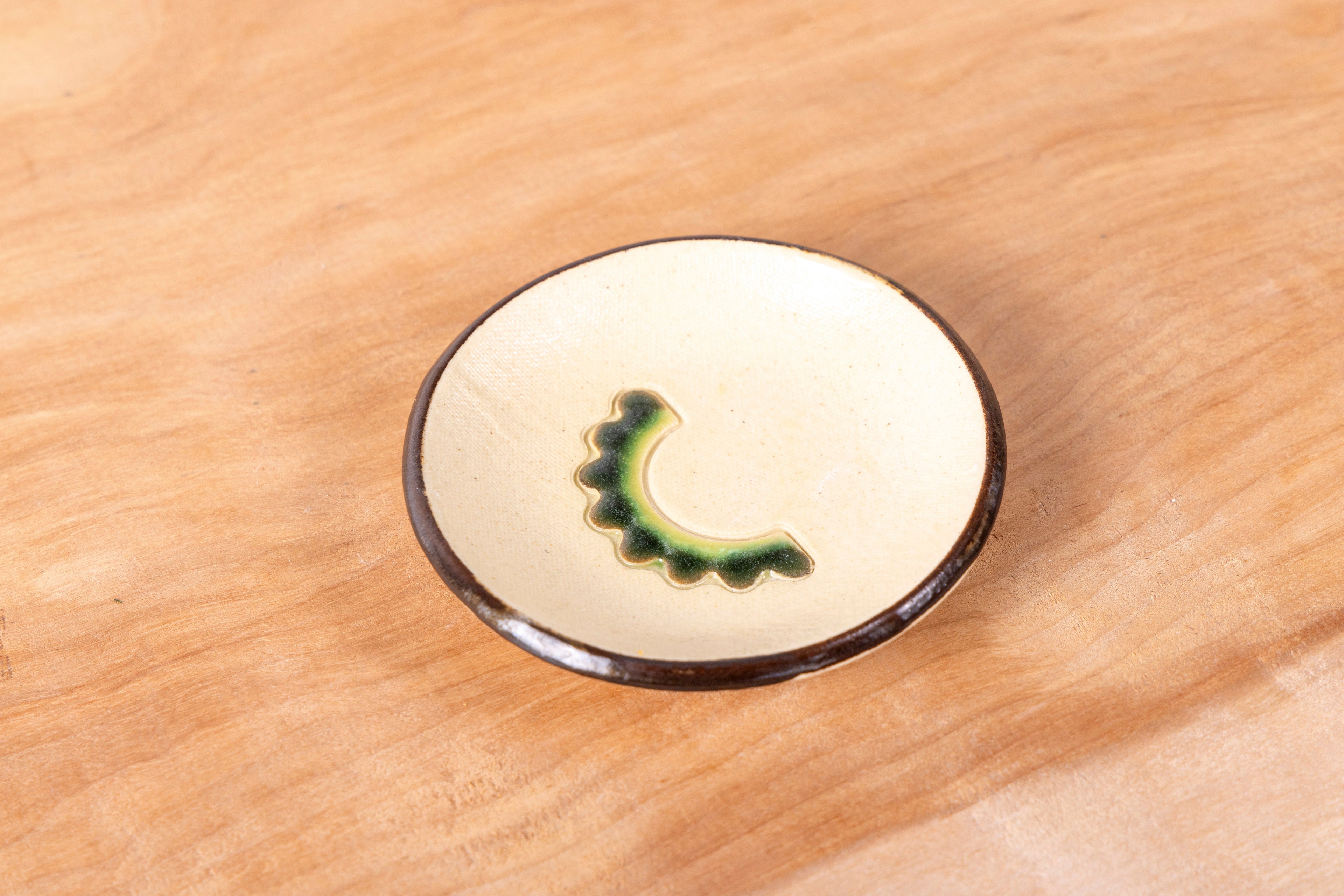 ゴーヤーの豆皿（丸）