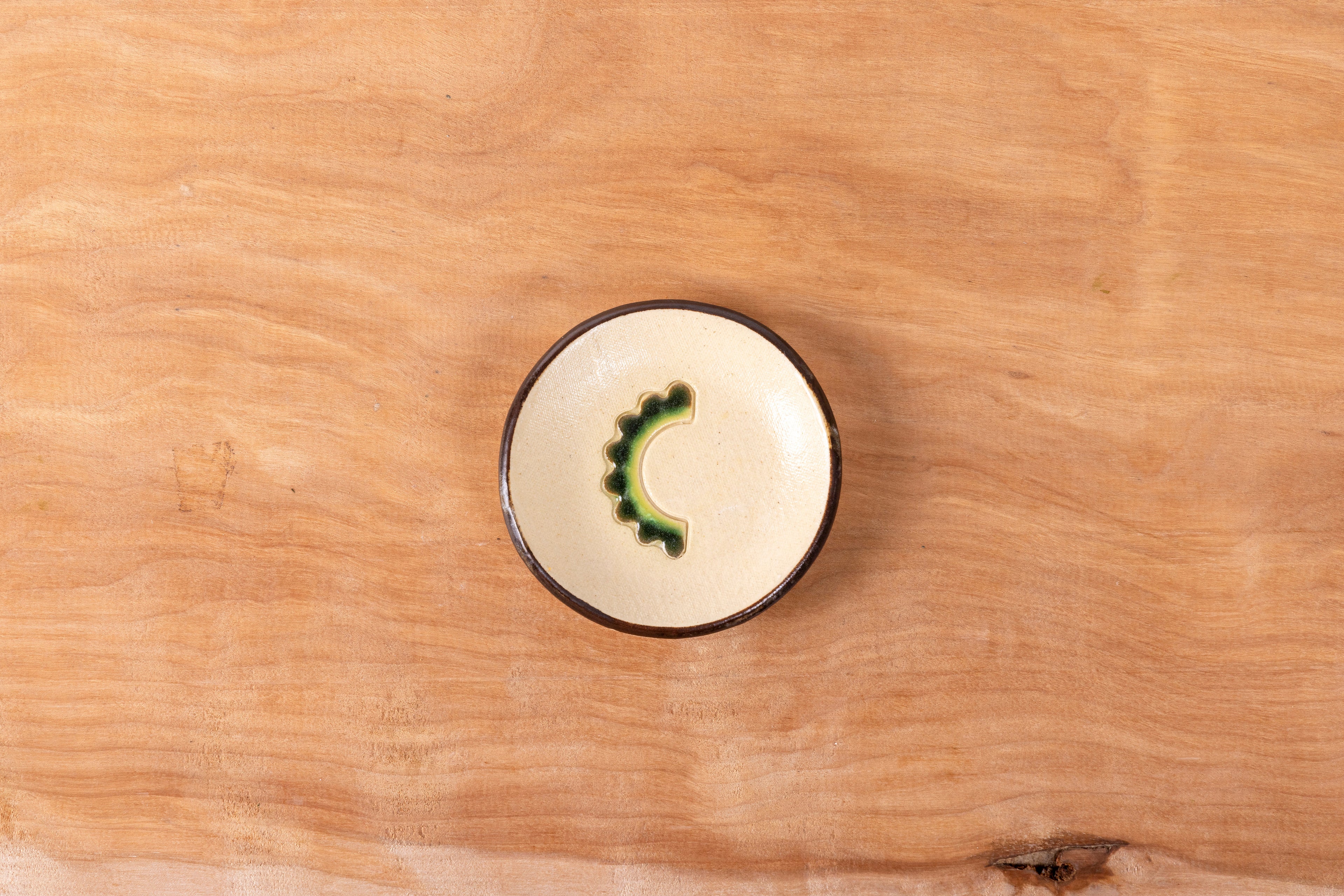 ゴーヤーの豆皿（丸）