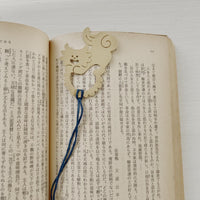 【金属製しおり】：ねこからうまれちゃったおしりトントンしてほシーサー！ / 癒し / お守り
