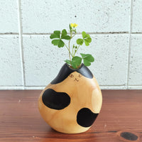 一輪挿し　（猫）