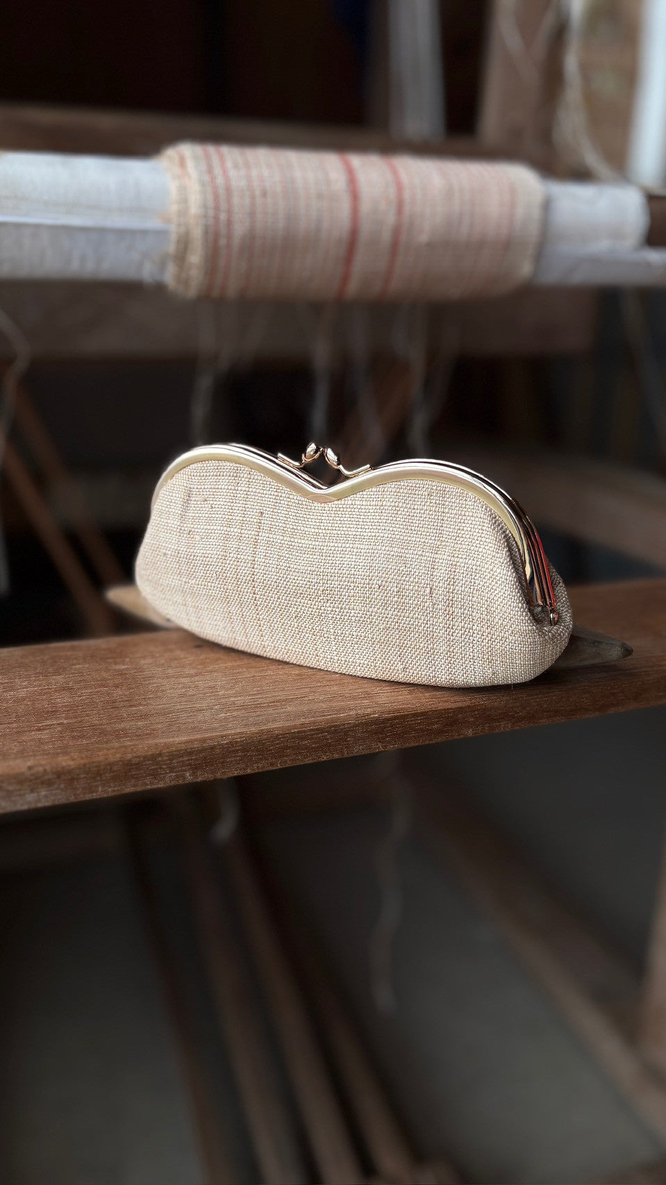 芭蕉布「メガネケース」